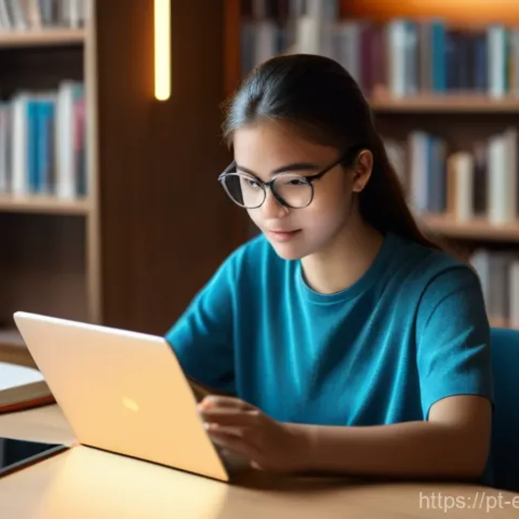 교육공학과 MOOC - **Prompt for Personalized Learning with AI:**
    "A young adult, approximately 20 years old, sittin...