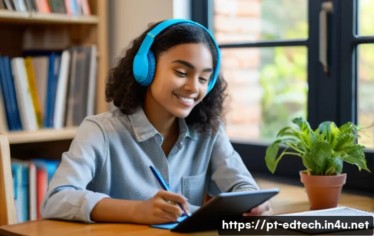 교육공학과 협업 도구 - **Prompt 1: Inclusive Digital Learning Environment**
"A diverse young woman, approximately 18 ye...